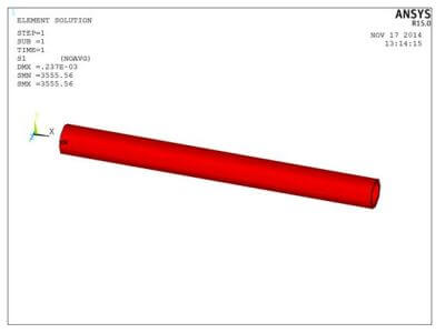 Analyzing-Circumferential-hoop-Stresses-via-PIPE16-Ansys-Workbench