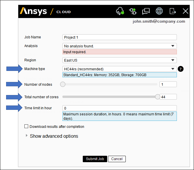 Ansys Cloud Enhancements 2021R1