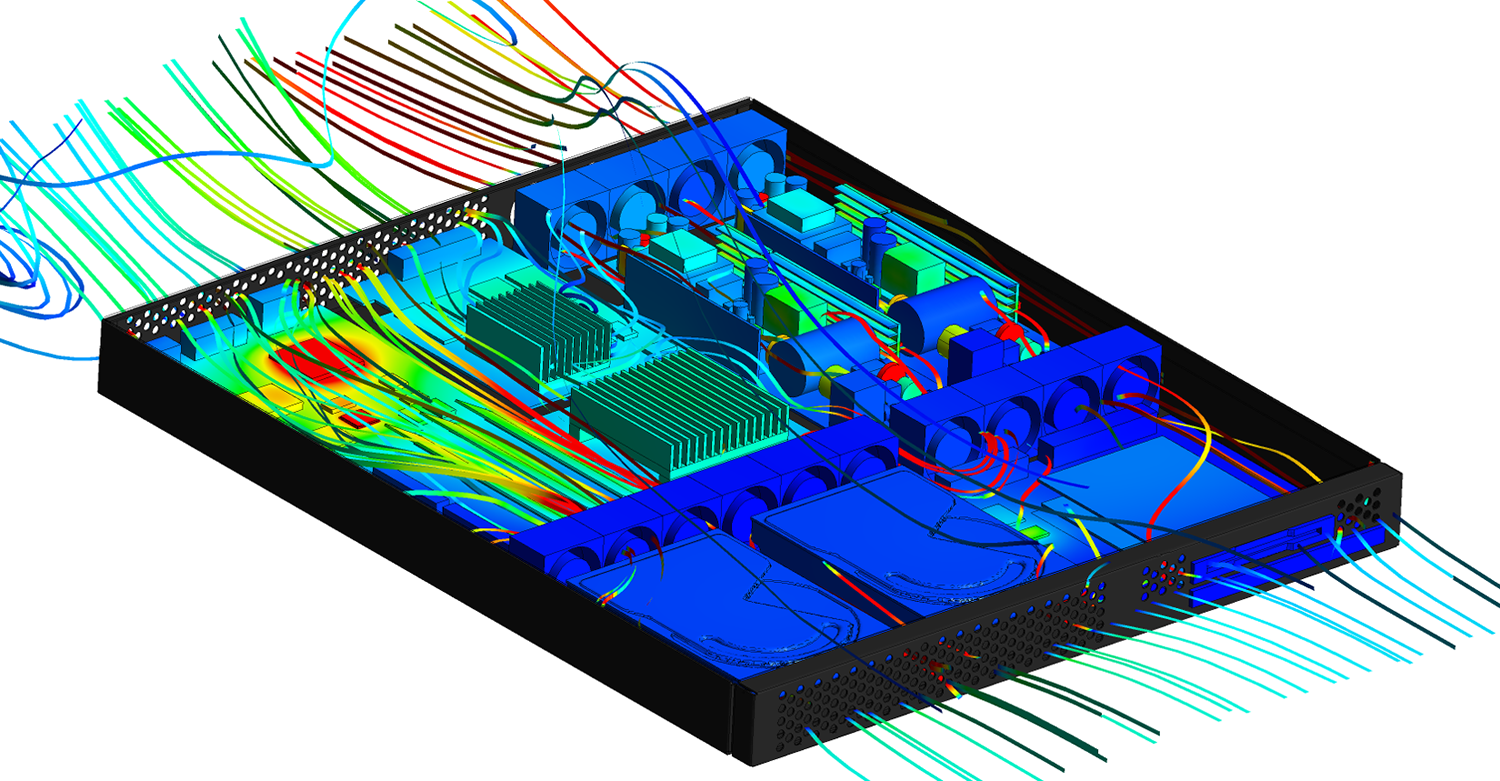 Fluid-streamlines-and-Electronics-Thermal-Management-Training-Course-in-Ansys-Icepak