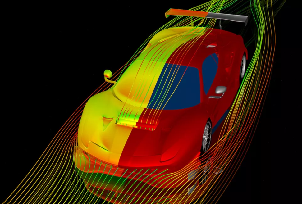 Ansys-ensight-car-simulation-software-analysis