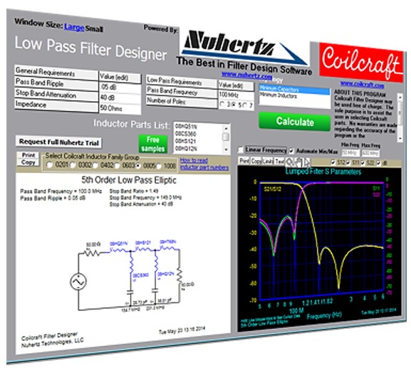 SimuTech-Group-Filter-Design-in-Ansys-Nuhertz-FilterSolutions-Product