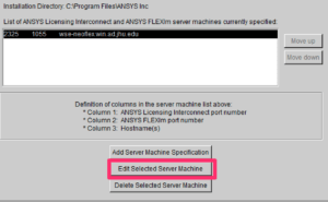 Server License Specification