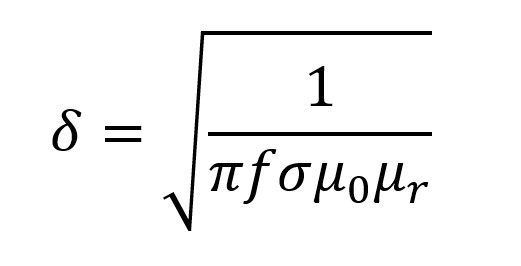 skin depth equation