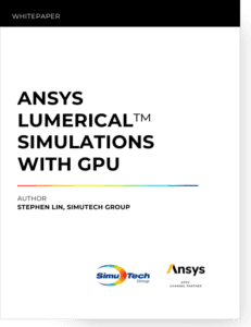 GPU vs CPU accelerated simulations whitepaper graphic