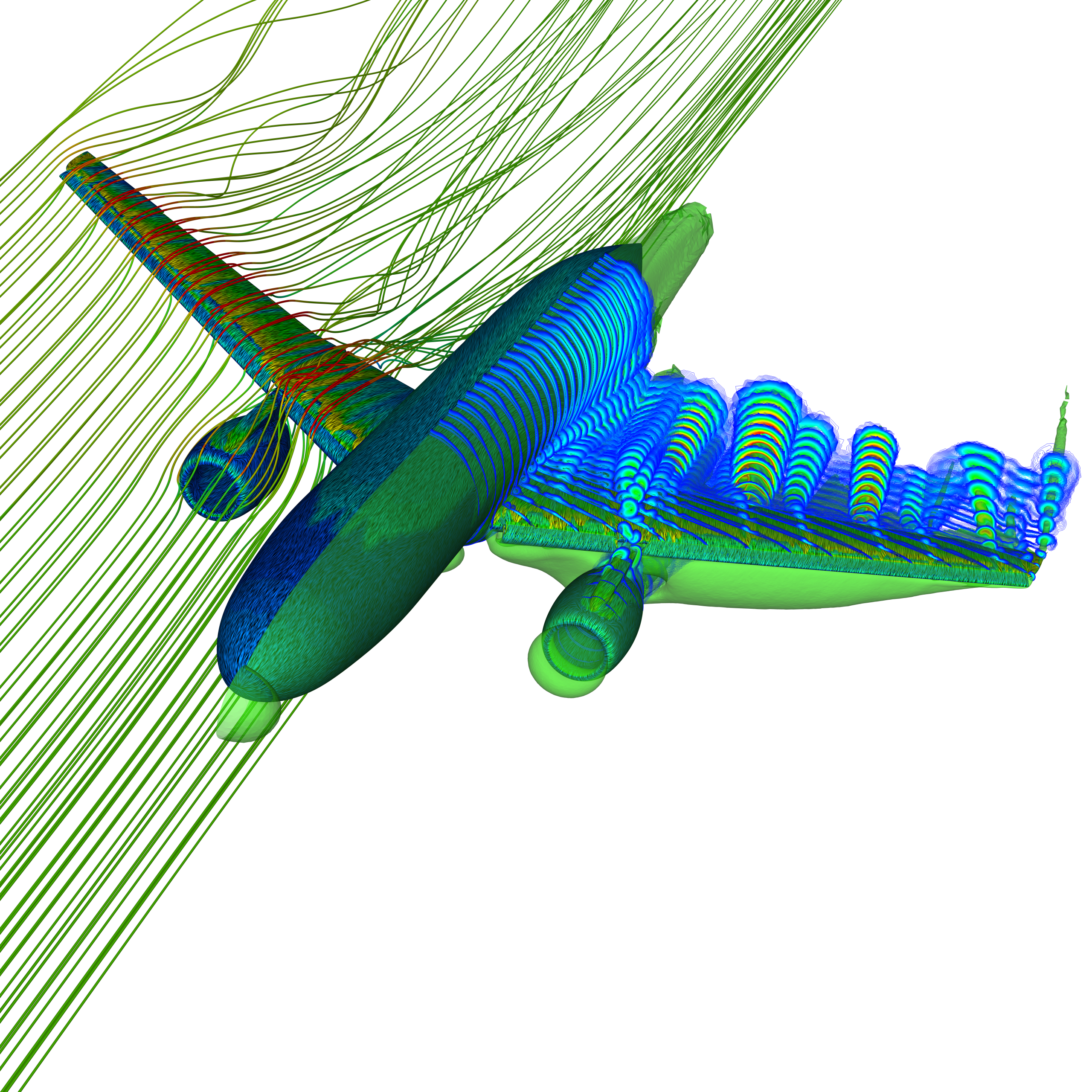 airplane-with-streamlines_Ansys