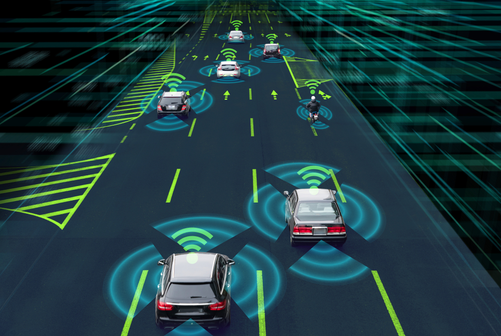 Sensing,System,And,Wireless,Communication,Network,Of,Vehicle.,Autonomous,Car.