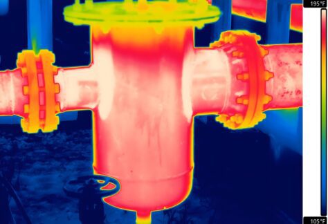 Thermal,Image,Of,Industrial,Equipment,In,Oil,And,Gas,And