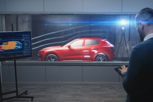 Testing,Aerodynamics,Of,New,Generation,Eco-friendly,Electric,Car,In,Lab
