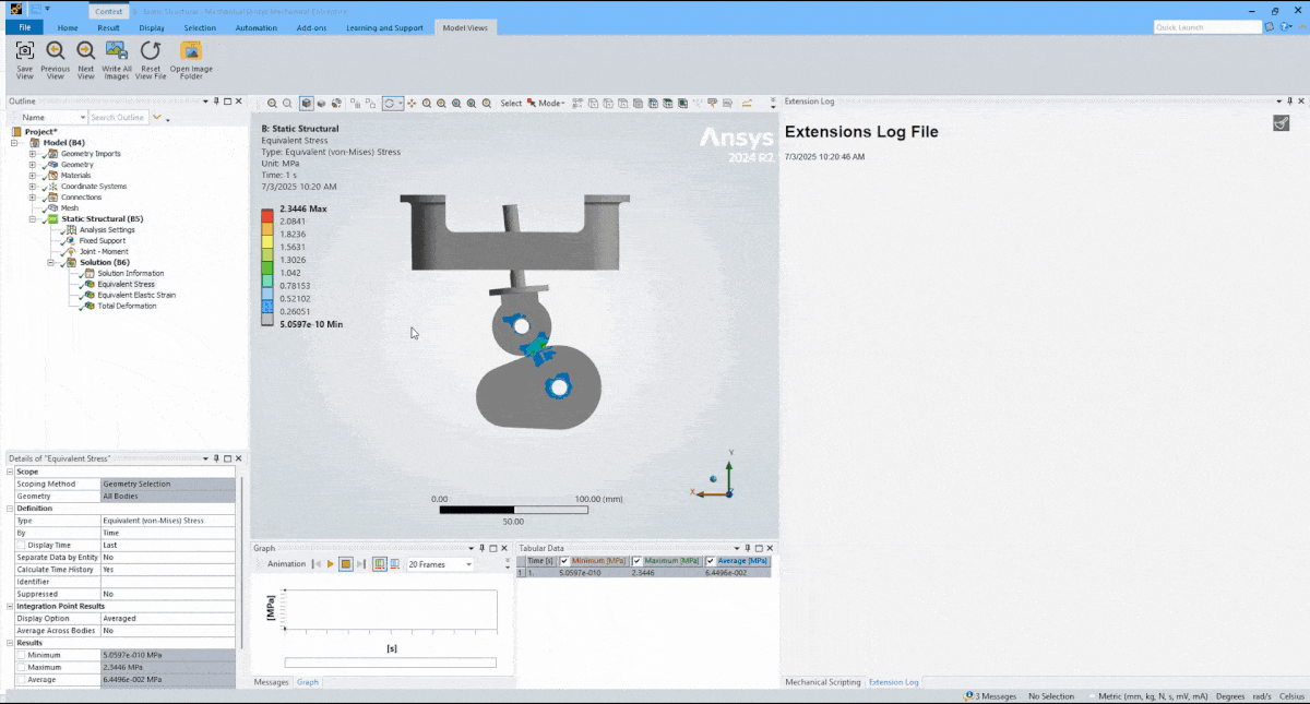 simulation workflow animation consulting example graphic