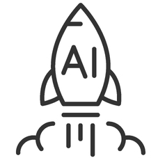 ai rocket fast icon