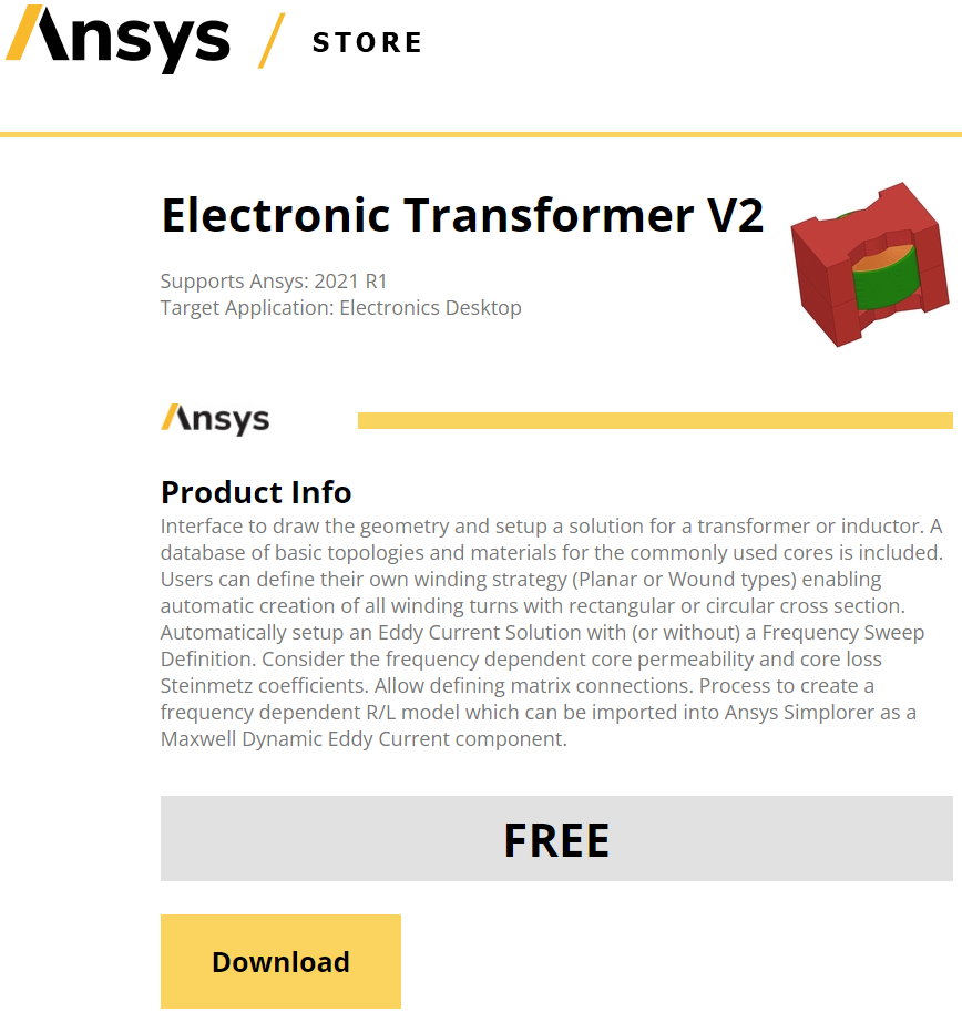 Electronics Transformer ACT - Store
