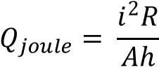 thermoelectric cooler simulation joule effect equation