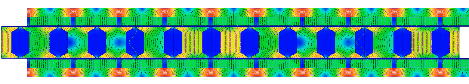 axial flux motor design simulation image