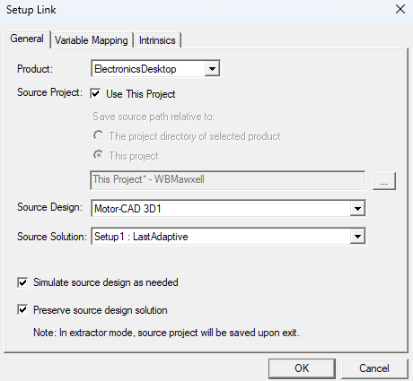 electric motor thermal simulation icepak settings screen