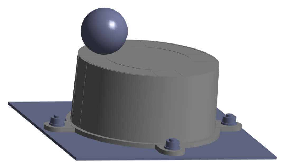 prestressed dynamic simulation ball and cover example