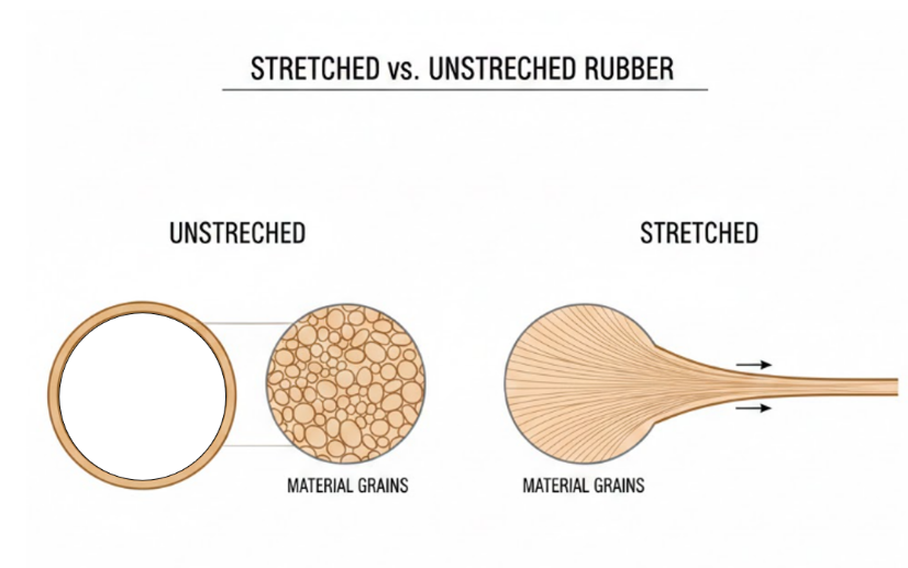 nonlinear analysis stretched rubberband