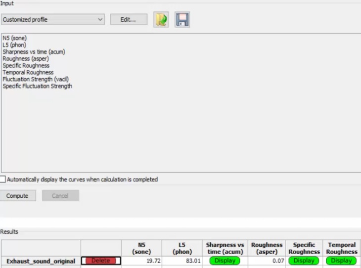 sound quality assessments