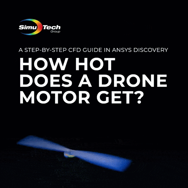 drone motor cfd blog simulation of rotor and motor with heat