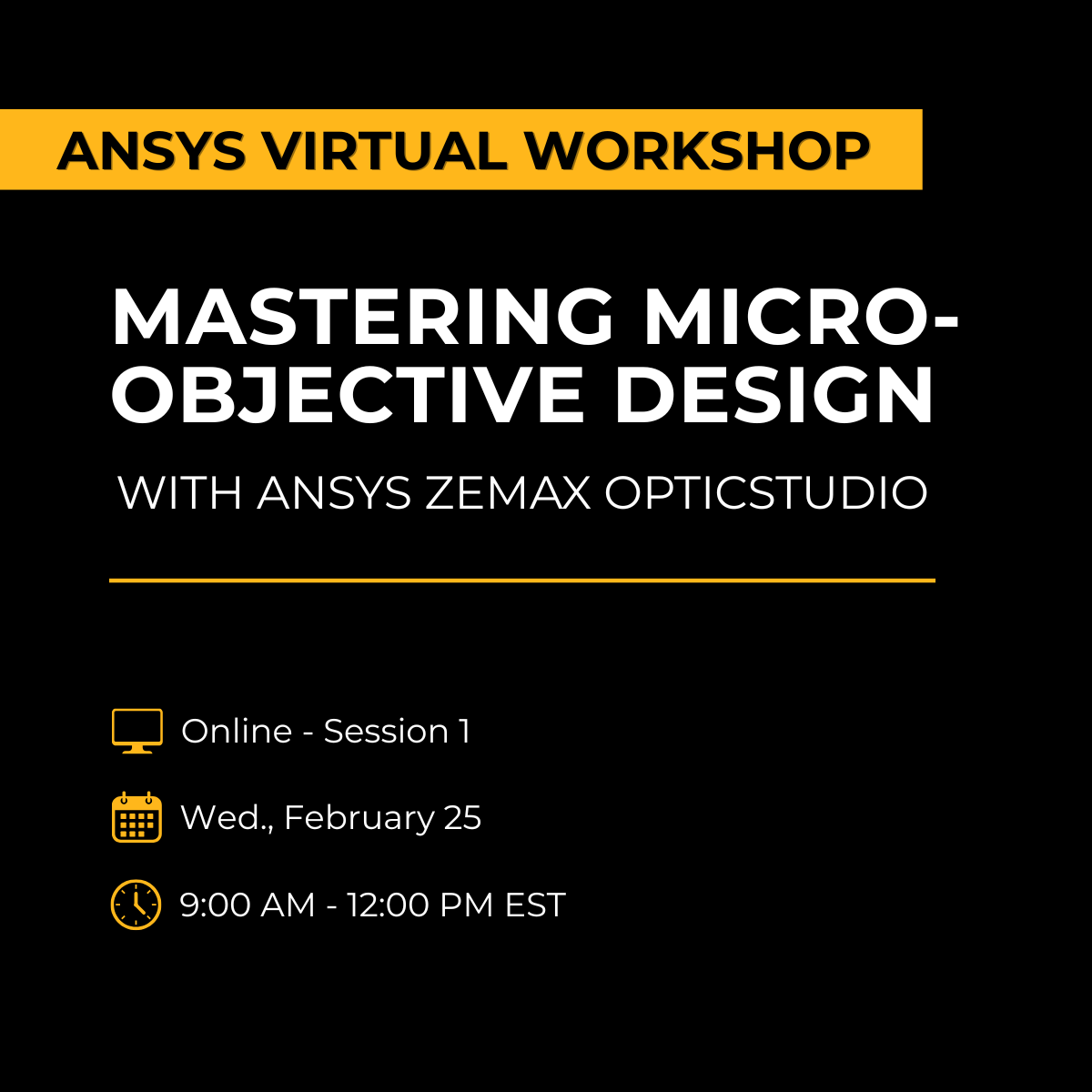 Session 1 - Ansys Virtual Workshop Series (1)