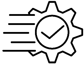 streamline gear settings fast speed line icon