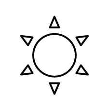 sun solar icon