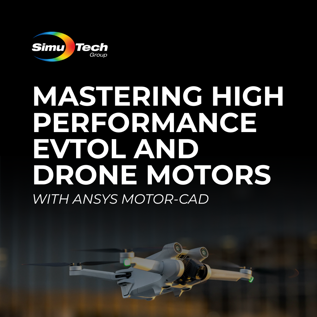 evtol and drone motor Motor-CAD Aerospace_WebsiteGraphic
