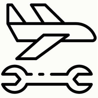 structural aerospace icons plane evtol