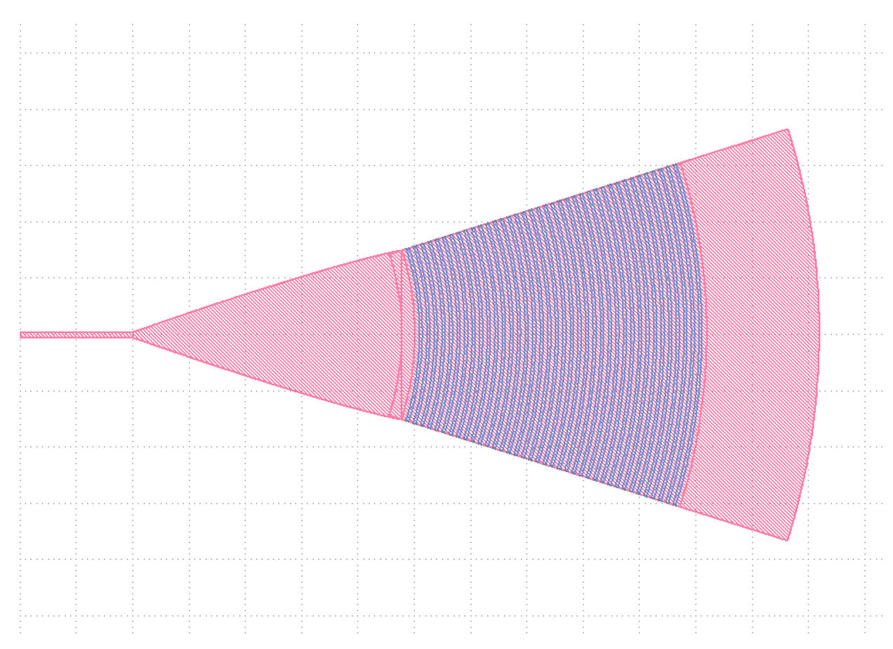 Grating Coupler GDS exported from Lumerical