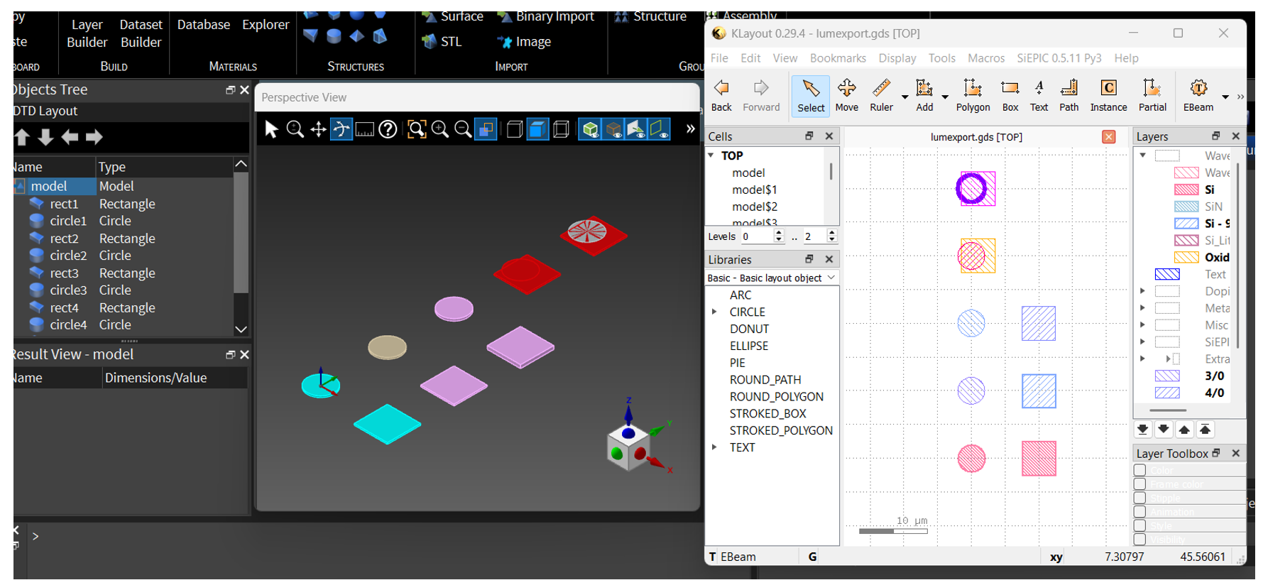 exporting large number of objects in LumToGDS