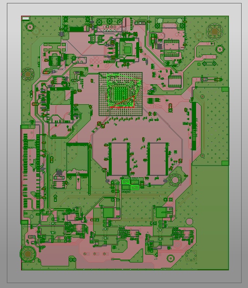 Figure 1. Imported PCB Layout Model