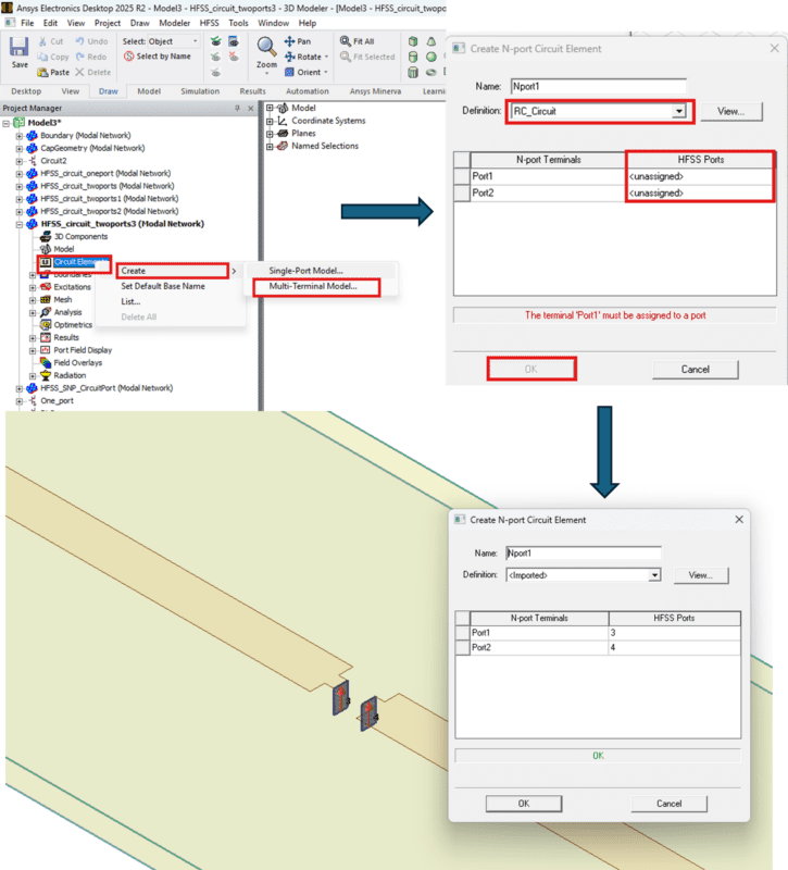 Touchstone File Lumped Components in Ansys HFSS: Modeling Best Practices