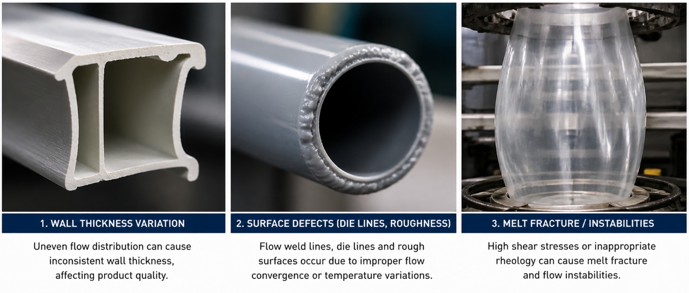 polymer extrusion challenges simulation helps with