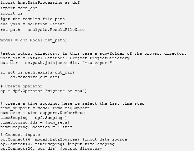 Prepare Mechanical Results for SimAI Pro with VTU Conversion