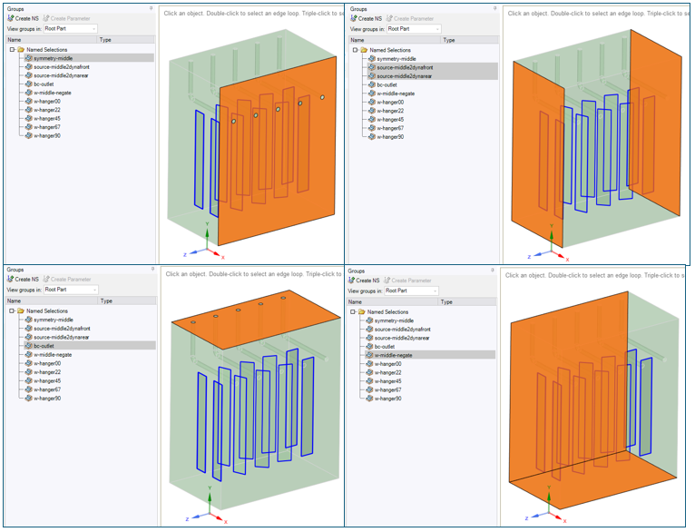 Ansys Fluent Dynamic Mesh named selections