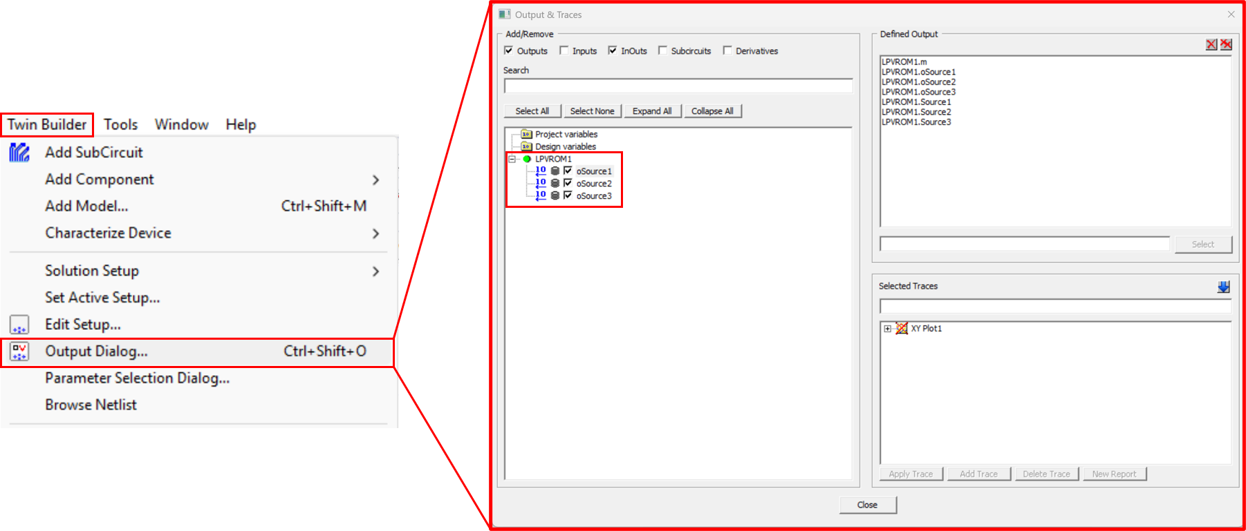 Figure 16. Checking LPV ROM output enablement.