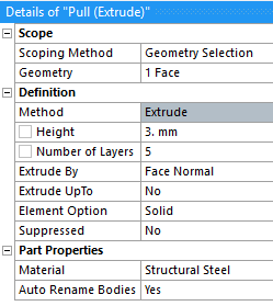 adding details to pull tool object