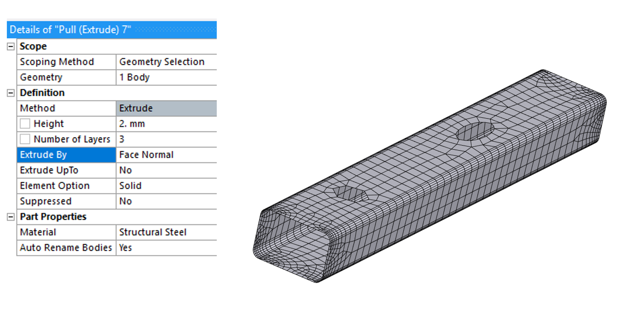 ansys mechanical pull tool example 3