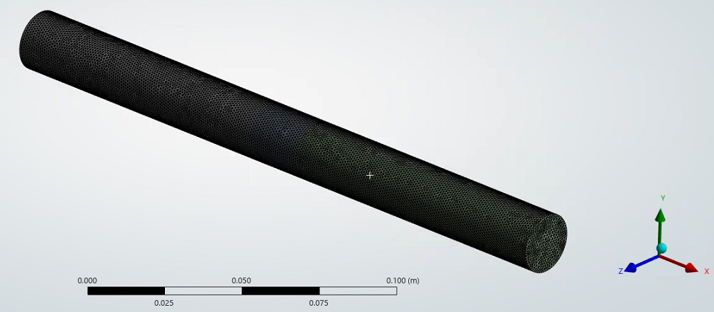 Ansys Fluent Polyflow porous media geometry and mesh example 2