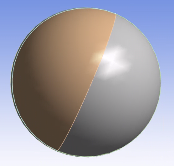 Ansys Harmonic Acoustics spherical acoustic domain