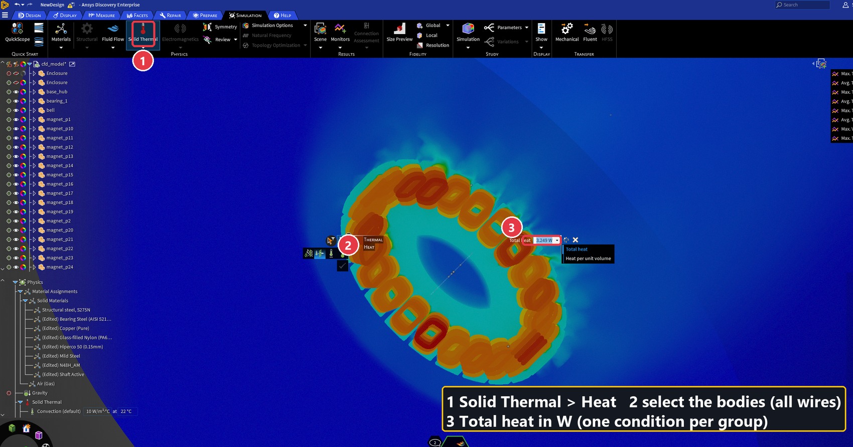 Simulation - Solid Thermal - Heat