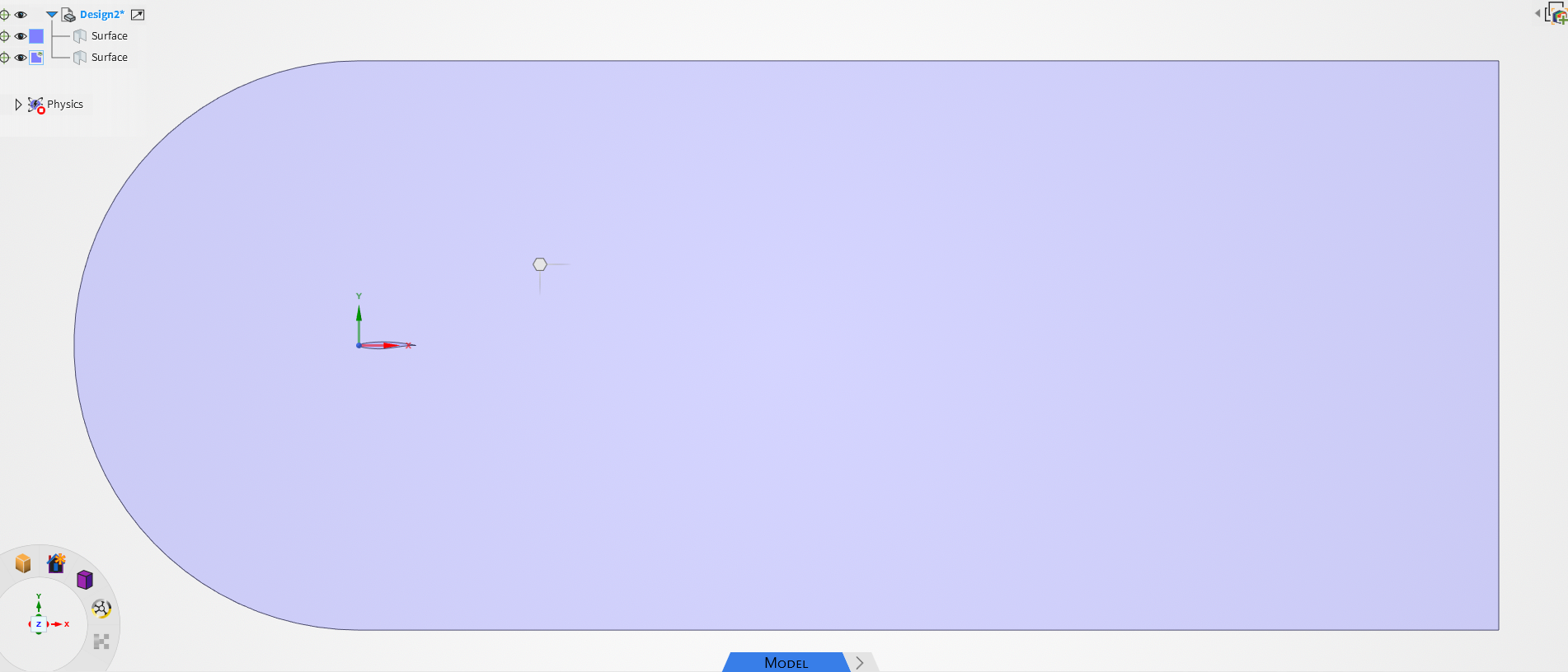 generate a fluid domain around the airfoil