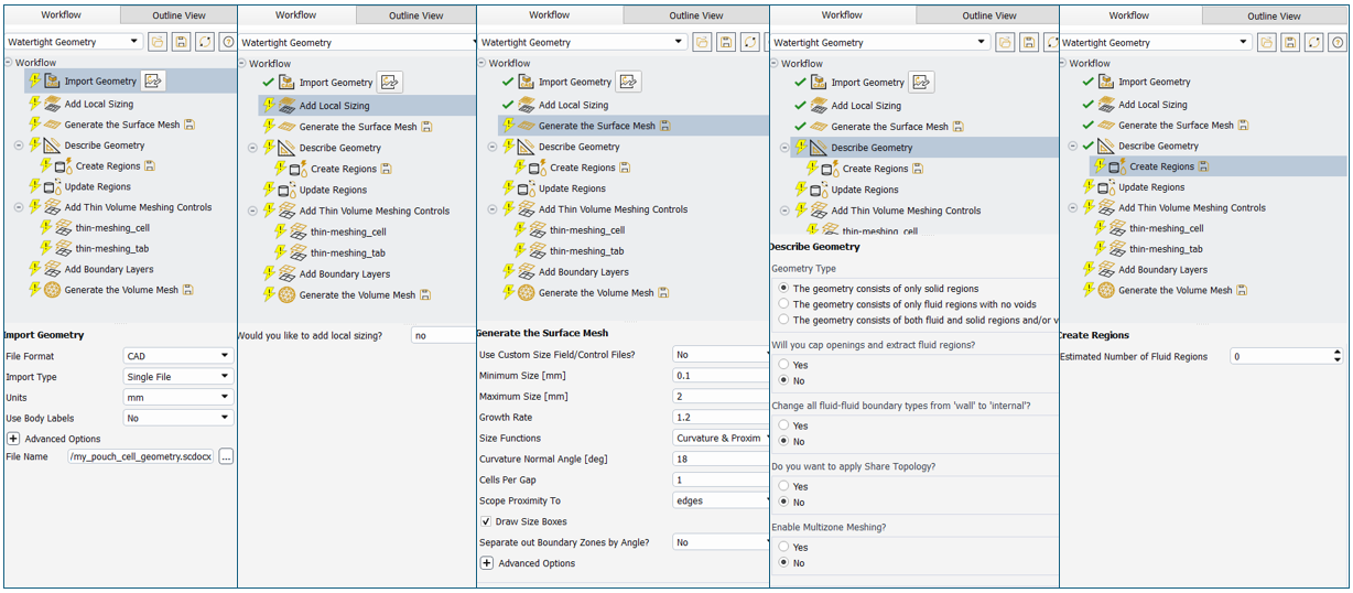 pouch cell mesh settings 1