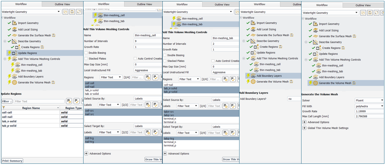 pouch cell mesh settings 2